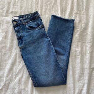 Women's Zara Straight Blue Jeans